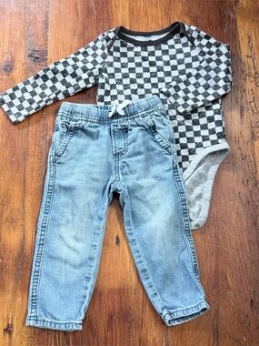 Baby Gap Outfit Checkered